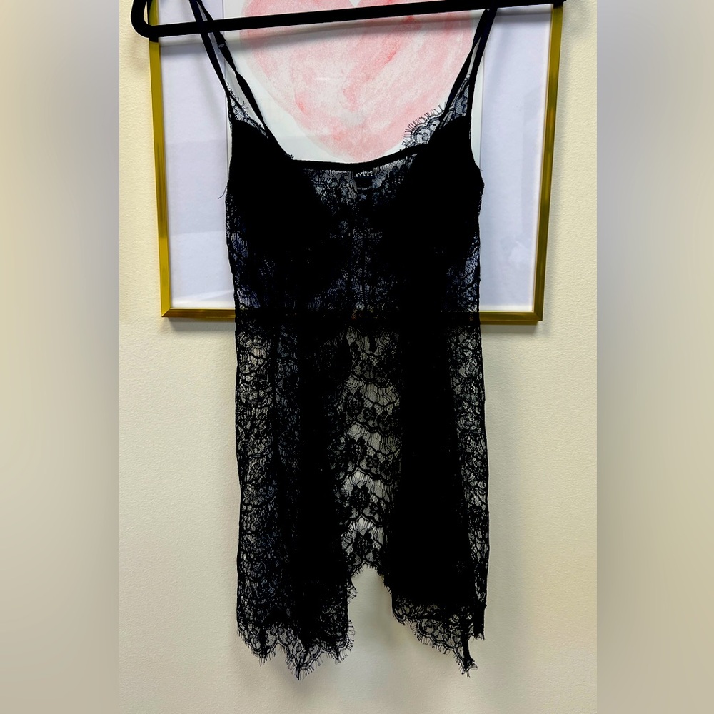 La Perla Black Label Lace top